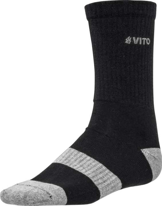 VITO 1 PAAR SCHWARZE SOCKEN EVERYDAY COOL Grosse 43-47 (38 - 42, 43 - 47, 35 - 37)
