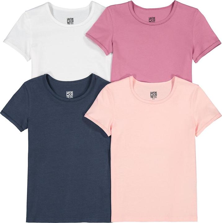 Actual product image La Redoute Collections 4-pack T-shirts (116)
