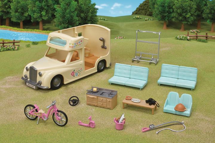 Actual product image Sylvanian Families family campervan