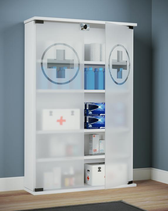 Produktbild VCM Medizinschrank Honula XXL abschliessbar (60 x 18 cm)