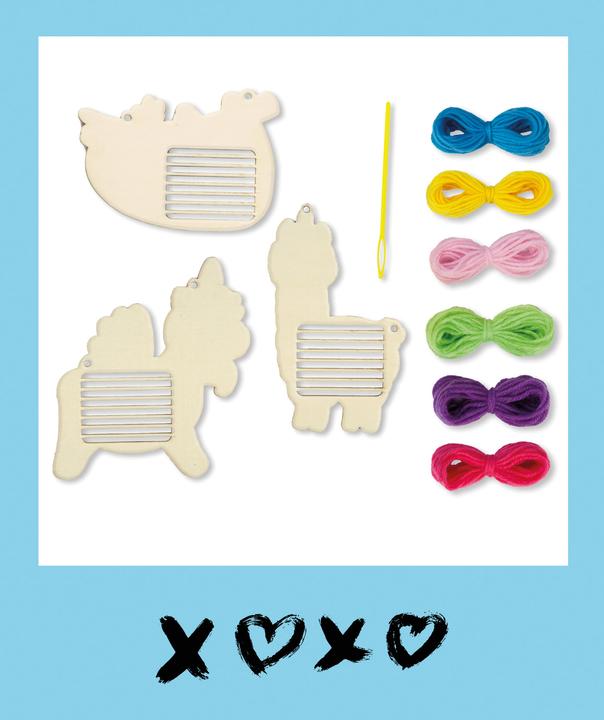 Actual product image Lena Mini weaving frame animals