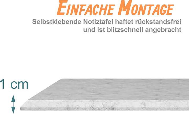 Produktbild Relaxdays 12x Filzpinnwand (Pinnwand, 30 x 30 cm)