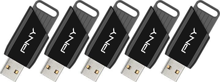 Image du produit PNY ATTACH X USB 3.2 32GB PACK X5 (32 Go, USB-A)