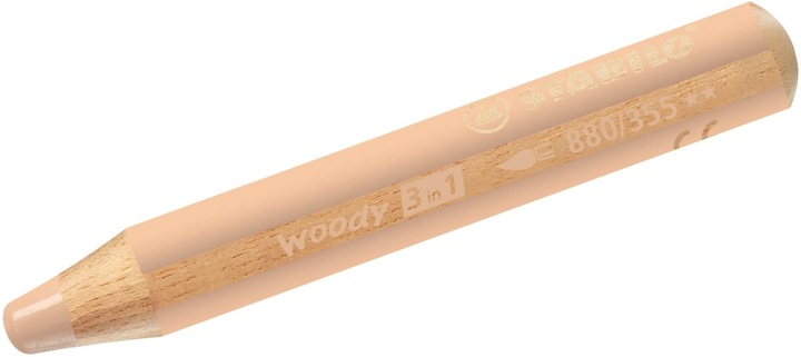 Actual product image STABILO woody 3 in 1 coloured pencil (Apricot, 1 x)