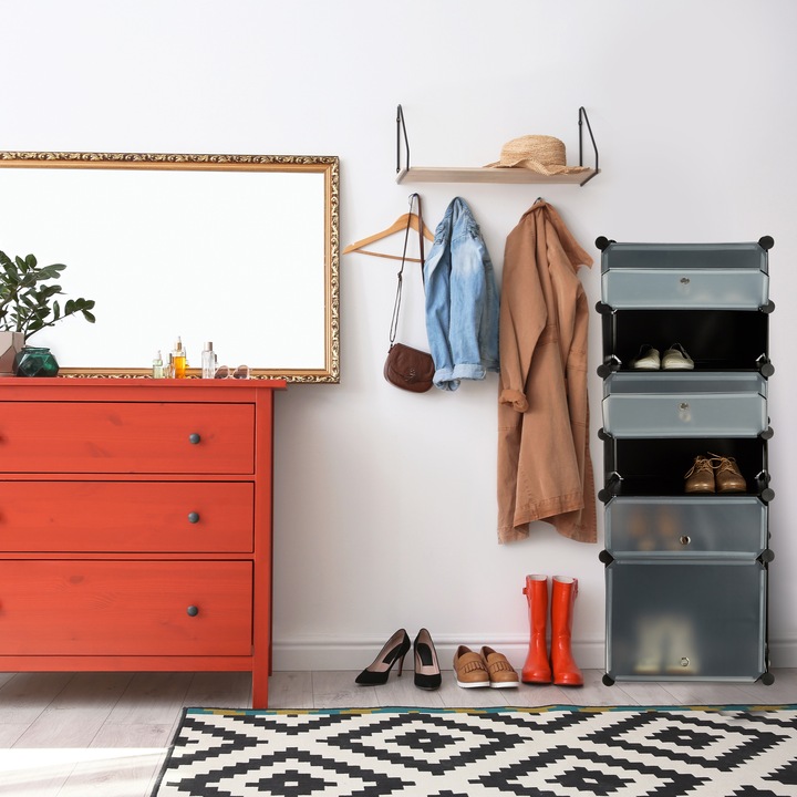 Actual product image Relaxdays Shoe Cabinet (49 x 36.5 x 126 cm)