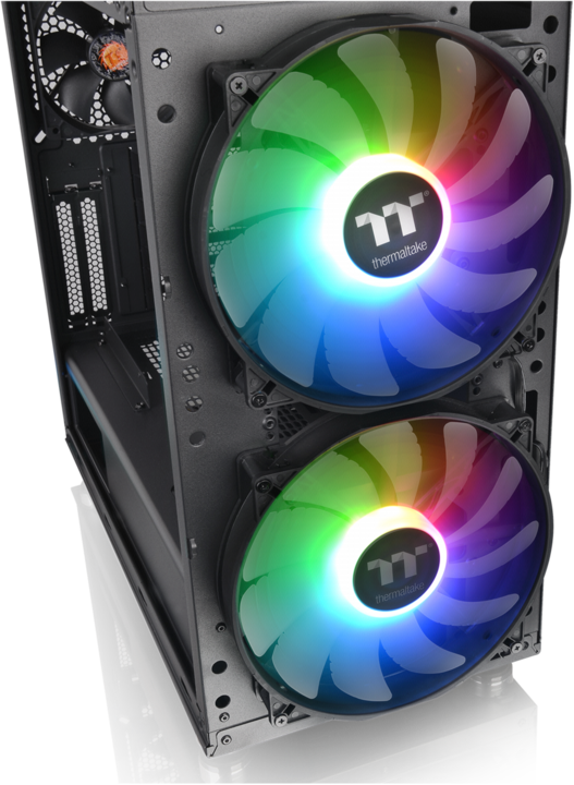 Actual product image Thermaltake Case Commander C32 TG ARGB Black (ATX, Mini-ITX, mATX)