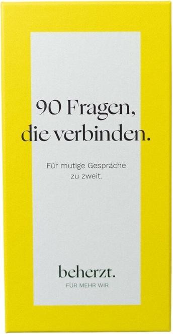 Actual product image Geschenkidee 90 questions that connect. (German)