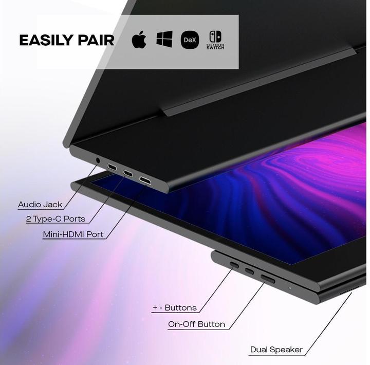 Actual product image Mobile Pixels Glance (1920 x 1080 pixels, 16")