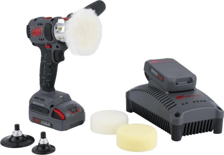 Produktbild Ingersoll 1892 Ingersoll Rand Akku-Schleif-/Poliermaschine G4621 20V mit Akkus und Ladegerät (G4621-K22-EU)