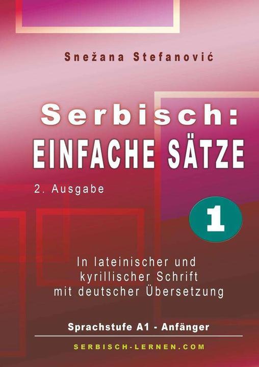 tolino Serbisch: Einfache Sätze 1 (Deutsch, Serbisch, Snezana Stefanovic)