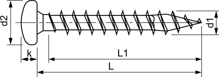 Actual product image Spax A2 Halbrundkopf T-Star Plus T20 Vollgewinde (200 Screws per piece)