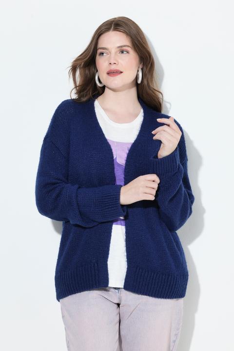 Actual product image Ulla Popken Wool Blend Open Shape Cardigan (46, 48)