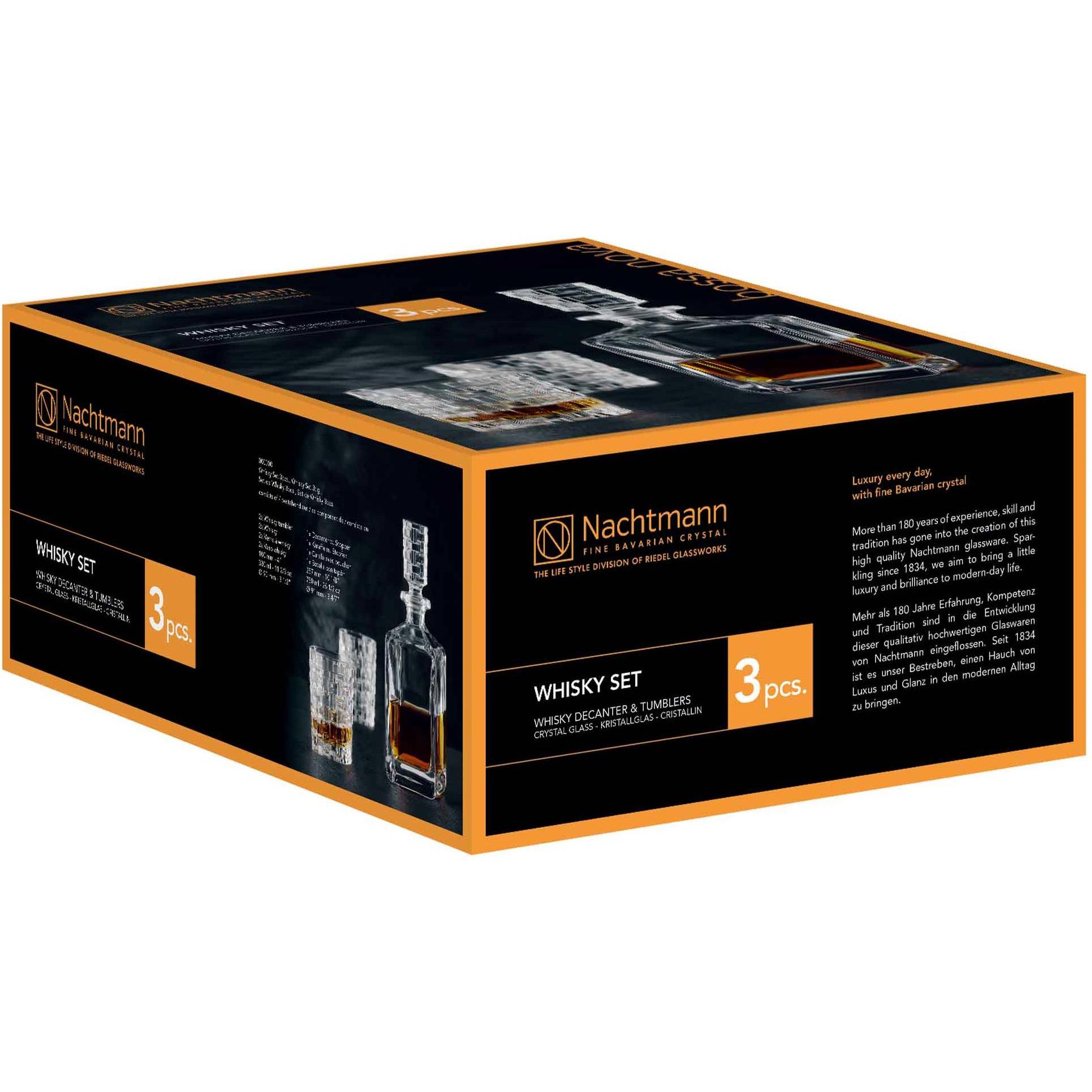 Thumbnail - Nachtmann Bossa Nova Whisky 3er Set, Cocktailgläser, Transparent