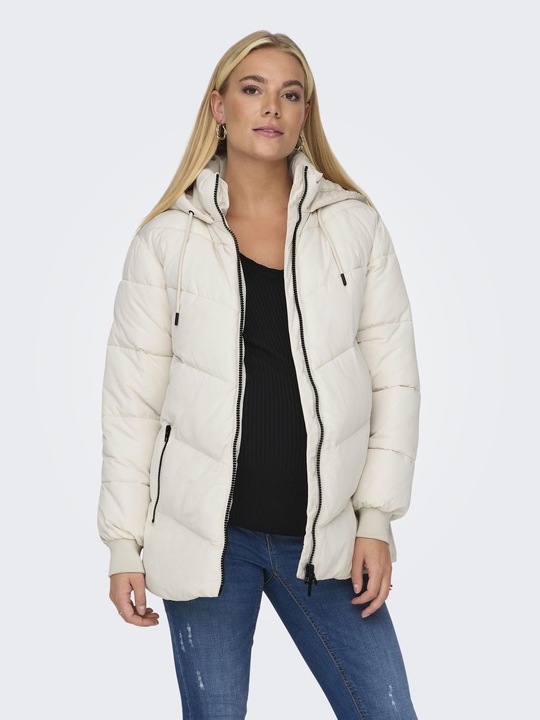 Immagine prodotto Only Maternity Giacca trapuntata maternità con cappuccio Cappotto trapuntato (XXL)