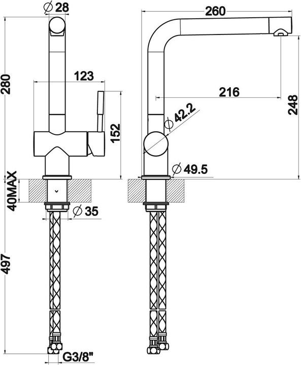 Image du produit Franke Robinetterie d'évier Active Plus