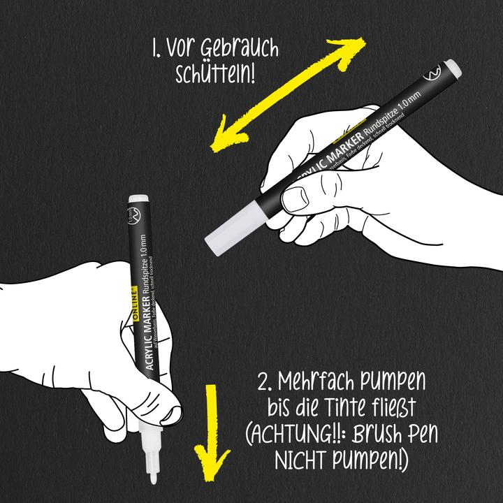 Actual product image Online Acrylic marker case (5x)