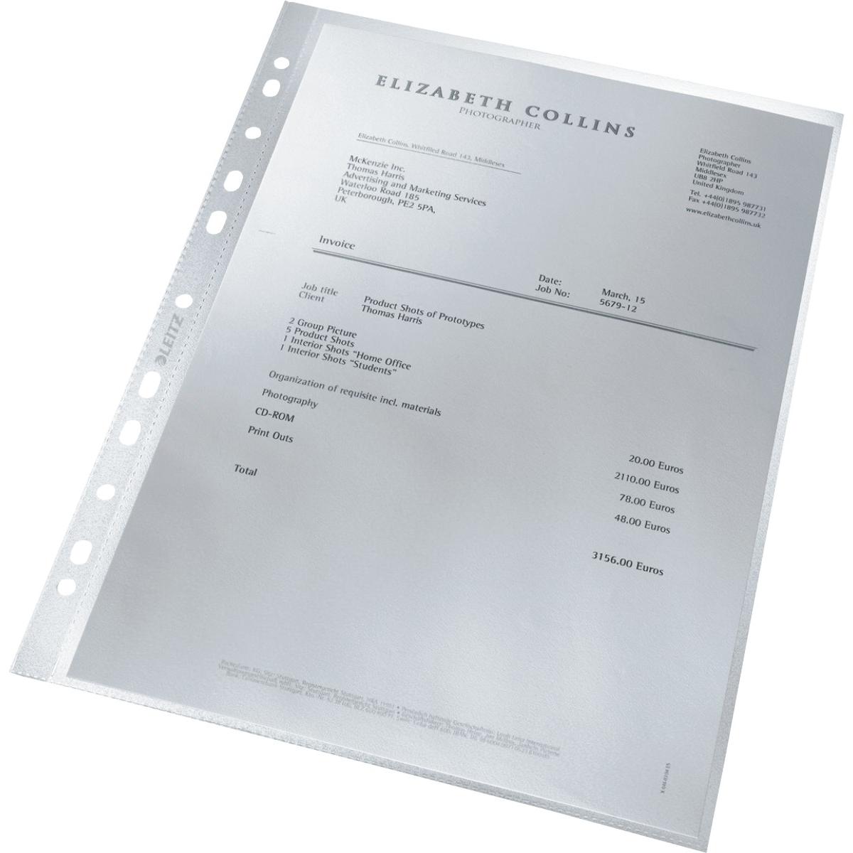 Leitz, Mappe, Zeigetasche (A4, 25 x)