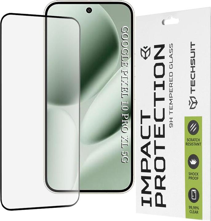 Image du produit Techsuit - 111D Full Cover / Full Glue Glass - Google Pixel 10 Pro XL - Black (Google Pixel 10 Pro XL)