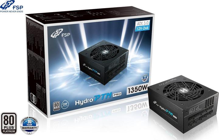 Image du produit Fortron Hydro PTM Pro ATX 3.1 (1350 W)