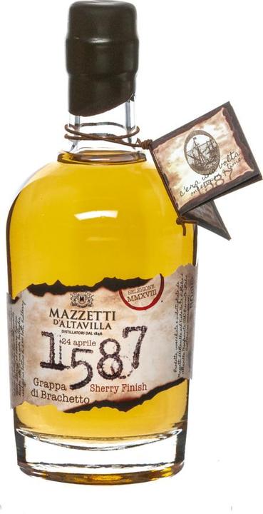 Actual product image Mazzetti d'Altavilla 1587 Grappa Brachetto Sherry Cask 0,5 litre 43 % Vol.