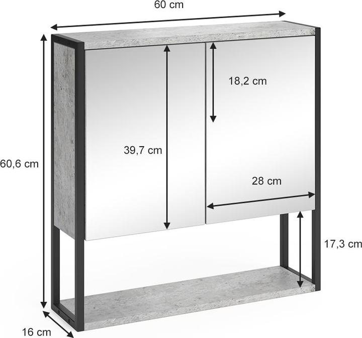 Immagine prodotto Vicco Fyrk (60 x 16 x 60 cm)