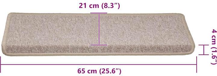 Immagine prodotto vidaXL Stufenmatte (65 x 21 cm)
