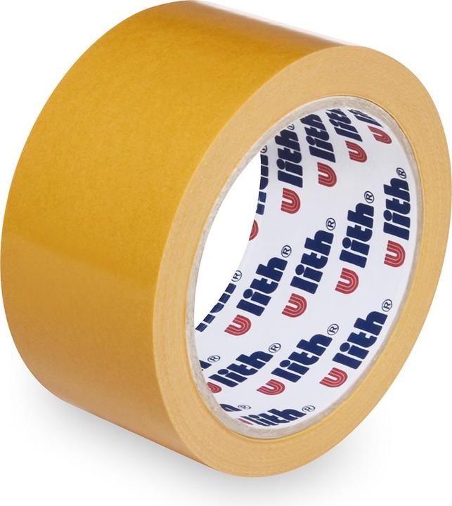 Produktbild Ulith Doppelseitiges Verlegeband 468/E Länge 10 m Breite 50 mm beige Gesamtdicke 0,08 mm (50 mm)