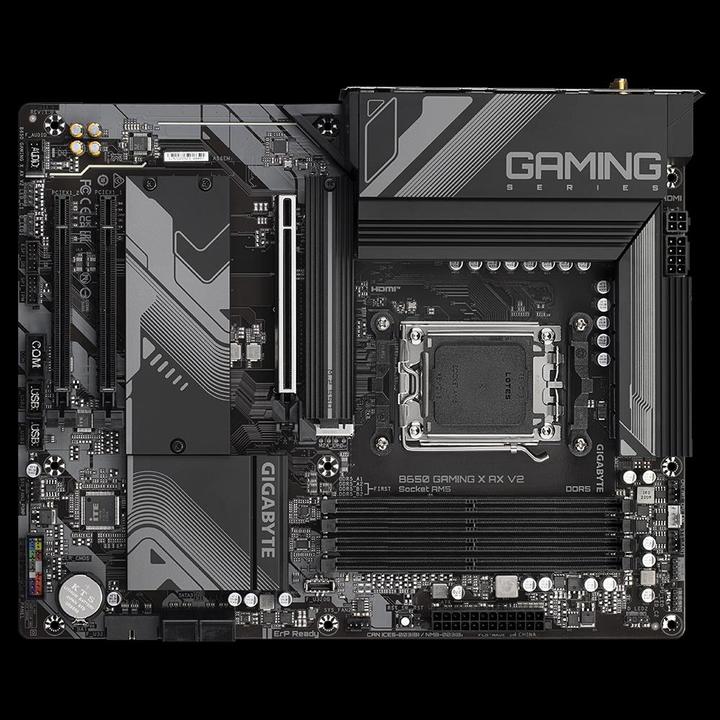 Actual product image Gigabyte B650 GAMING X AX V2 AM5 4xDDR5 4xSATA 3xM.2 (AM5, AMD B650, ATX)