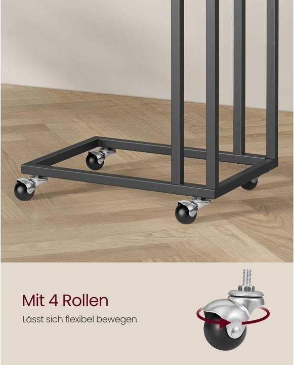 Image du produit Vasagle Table d'appoint à roulettes