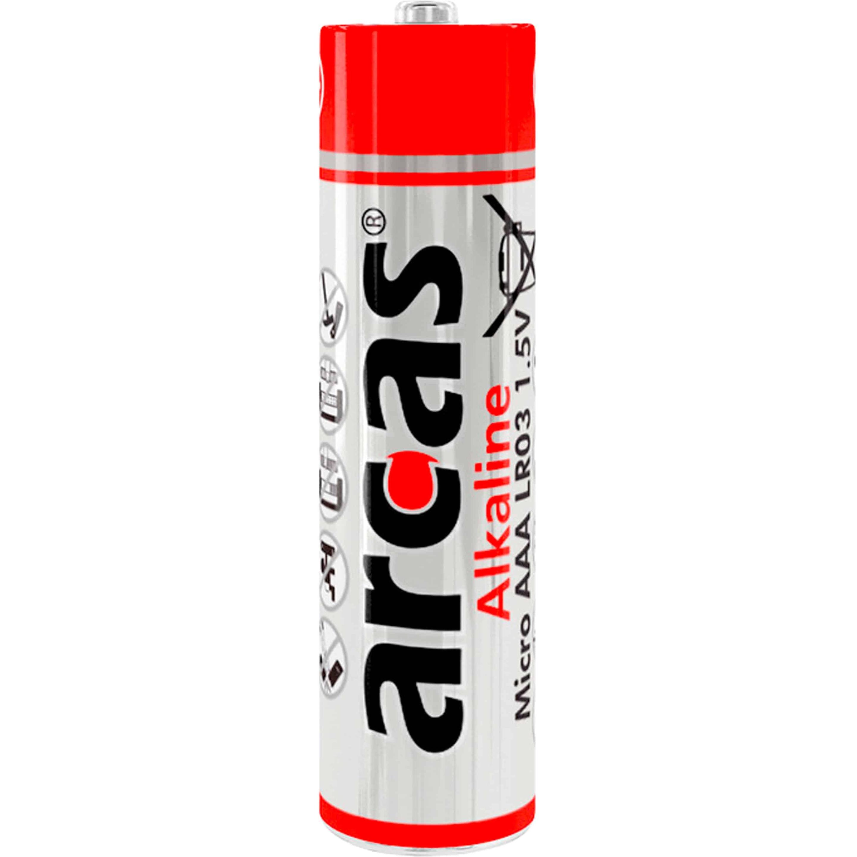 Thumbnail - Arcas Alkaline 1,5V LR03/AAA, 8(4+4) pack (8 Stk., AAA), Batterien + Akkus