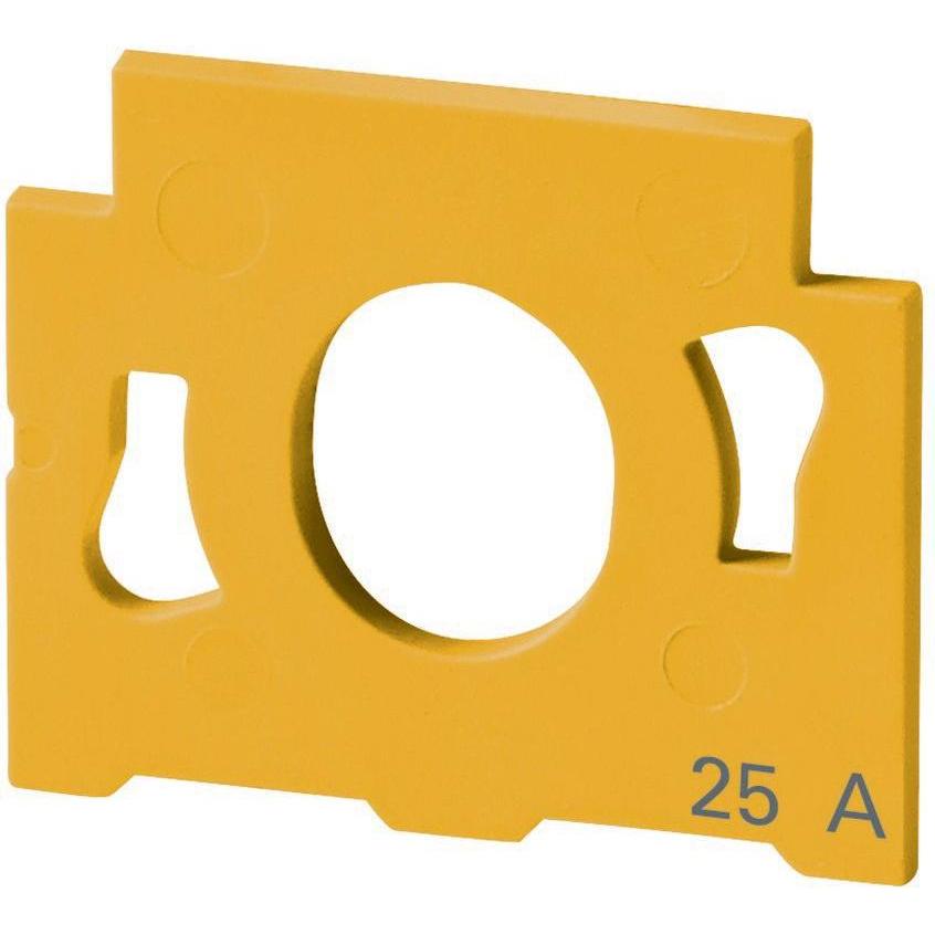 10x Eaton, Sicherung, Sicherungslasttrennschalter 25A, D II, Adapterplatte 1713626 (25 A)