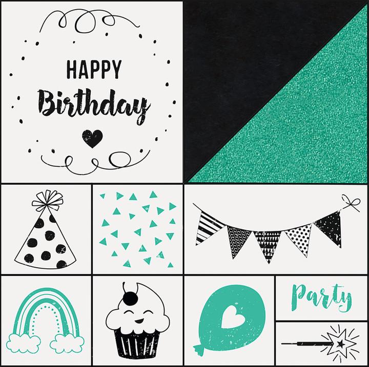 Produktbild Folia Satz Briefmarken Alles Gute zum Geburtstag