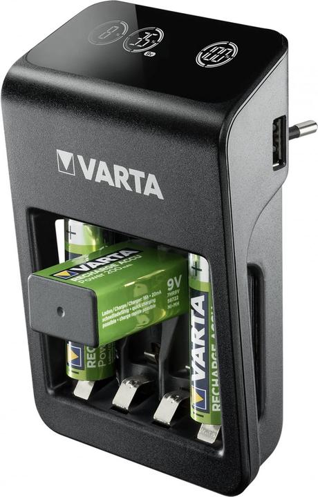 Image du produit Varta Chargeur de prise LCD+ (LCD Plug Charger+) (1 pcs, AA, 2100 mAh, Piles rechargeables + chargeur)