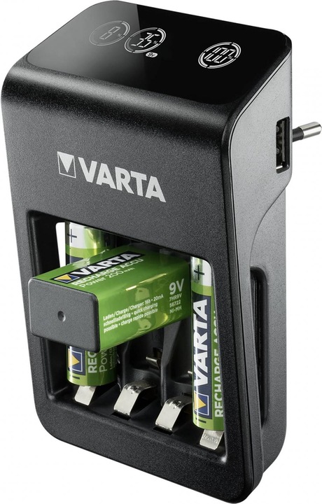 Produktbild Varta LCD Plug Charger+ (1 Stk., AA, 2100 mAh, Ladegerät inkl. Akku)
