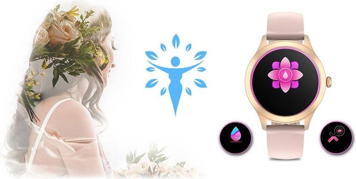 Immagine prodotto Gino Rossi Damen-SMARTWATCH G.Rossi SW014G-3 Roségold, Silikonarmband