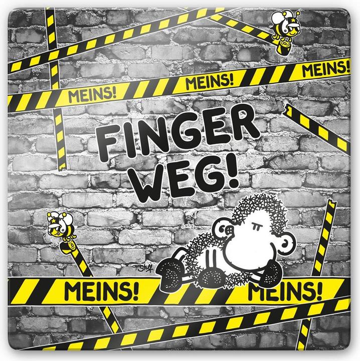 Immagine prodotto Sheepworld Toglietemi le mani di dosso! Il mio! (30 x 30 cm)