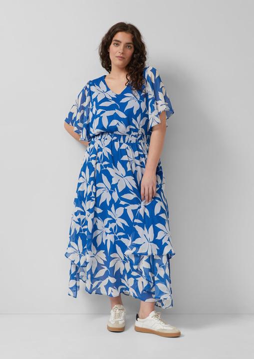 Image du produit s.Oliver Maxikleid aus Chiffon mit gesmokter Taille (52)