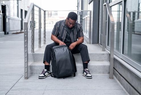 Actual product image Wandrd Transit 45L Travel Backpack Black (Camera backpack, 45 l)