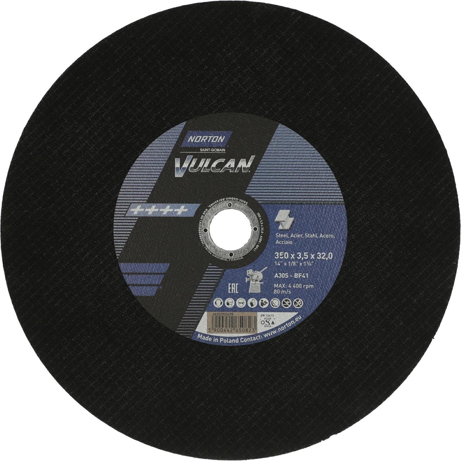 Norton, Numero civico, Vulkan-Metallschild