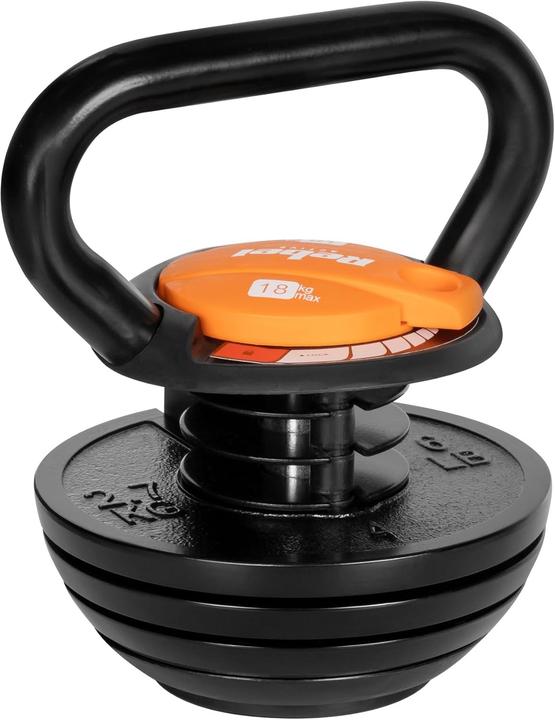 Actual product image Rebel Adjustable cast iron kettlebell 18kg ACTIVE