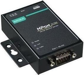 Immagine prodotto Moxa NPORT 5110A - Server di dispositivi RS-232 con 1 connessione, temperatura operativa da 0 a 60 °C