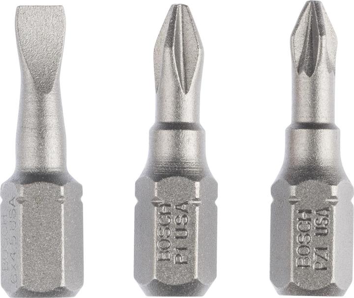 Actual product image Bosch Professional Zubehör Bosch Professional cross-recess bit PH 1, PZ 1 Ac (Cross Phillips PH M1, Cross Pozidriv PZ M1)