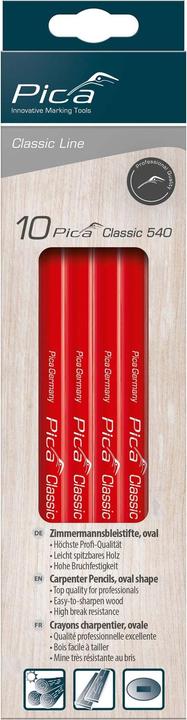 Actual product image Pica Carpenter's pencil Classic 540 length 24 cm 2H unsharpened (2H)