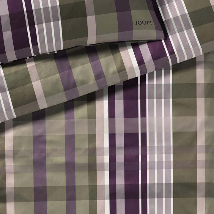 Actual product image Joop! Living Bed linen Checks ivy (Duvet cover, 135x200 cm (80x80 cm))