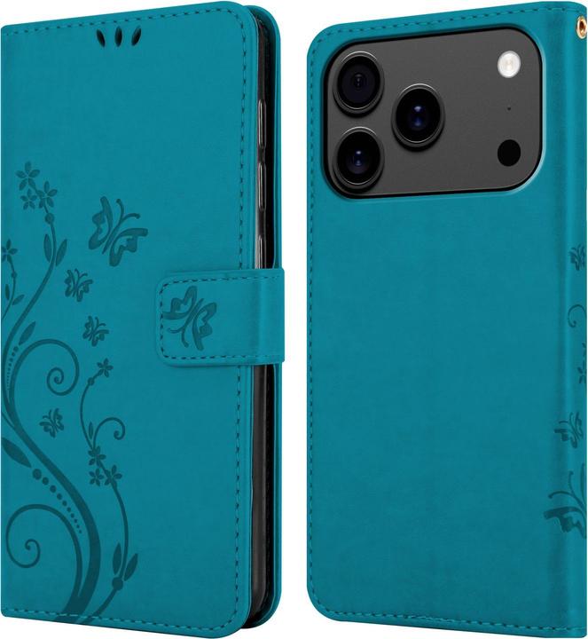 Actual product image Cadorabo Cover flowers pattern (Apple iPhone 17 Pro)