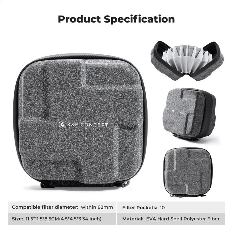 Produktbild K&F Concept KF13.185 Filter Case