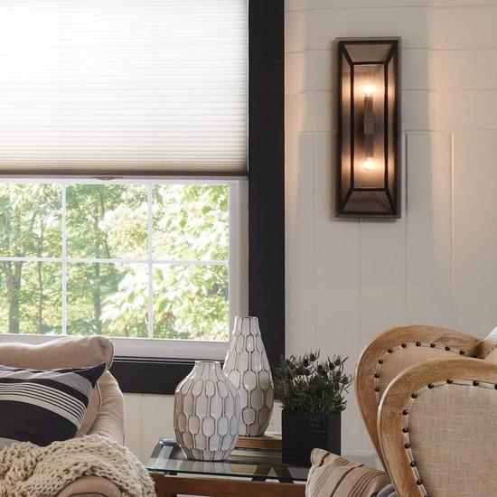 Thumbnail - Elstead Lighting, Wandleuchte + Deckenleuchte, Fu Lighton Wandleuchte E14 2-fach Bronze (E14)