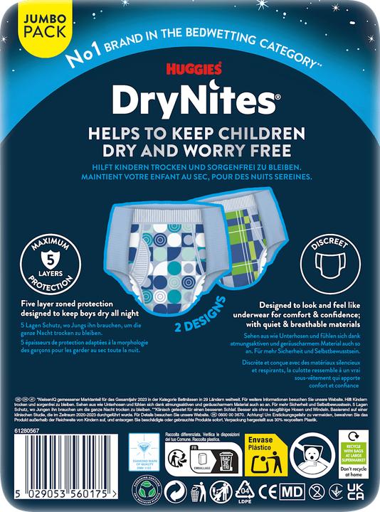 Produktbild Huggies Pyjama-Hose (Gr. 8, Halbmonatsbox, 13 Stk.)