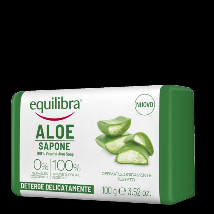 Actual product image Equilibra Aloe Detersione Naturale 100% Vegetal Soap Aloe Soap 100G (Liquid soap)