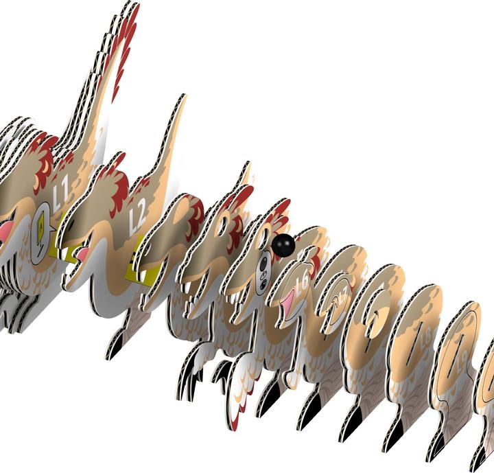 Produktbild Eugy 3D Bastelset Raptor (MQ6)